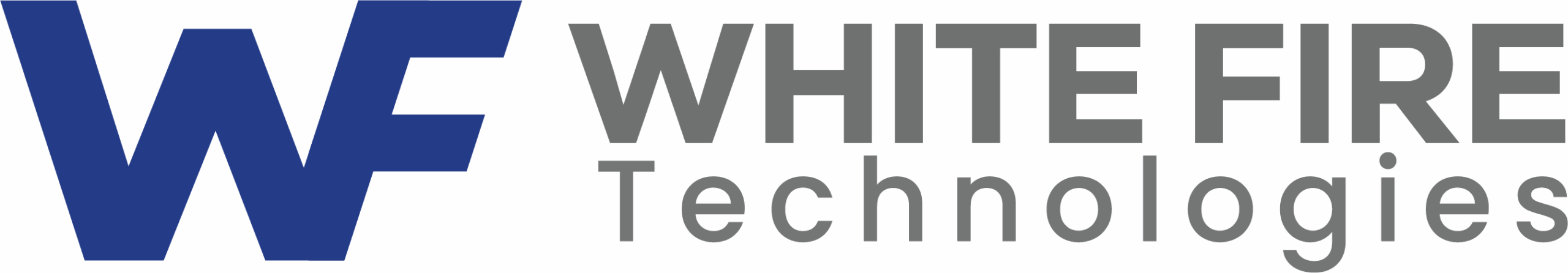 White fire logo